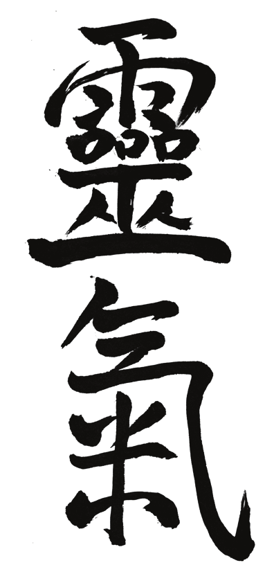 O KANJI DO REIKI Reiki é a conjugação de dois kanji Rei 靈 (universal/espiritual) e Ki 氣 (energia/vapor).