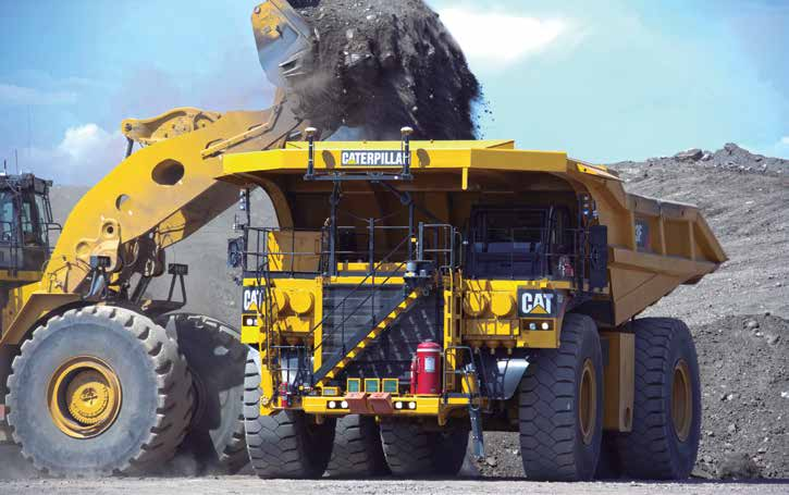 TENDÊNCIAS CATERPILLAR Gás natural e tecnologias híbridas e elétricas podem substituir o diesel também na mineração FA-4, que foram licenciadas em dezembro de 2016 e eventualmente poderão substituir