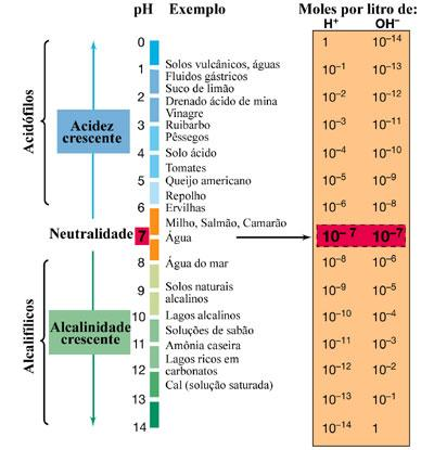 ph A maioria das bactérias cresce melhor dentro de variações