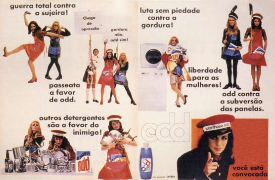 46 A publicidade abaixo expressa ideias e valores dos movimentos de contestação e de crítica de costumes, ocorridos em sociedades europeias e americanas, incluindo-se o Brasil, na década de 1960.