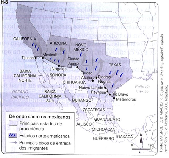 Identifique dois desses movimentos populacionais e aponte a característica principal do perfil do trabalhador migrante que participa de cada um deles. 5.