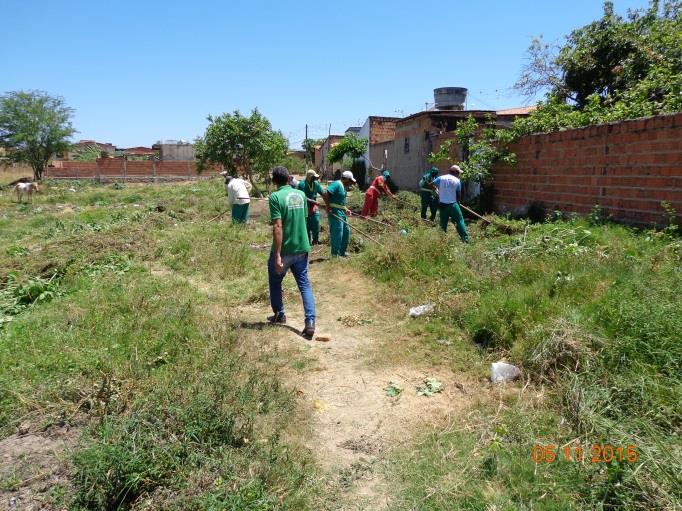 Figura 114 Projeto de revitalização da Lagoa Pedro de Jonas Fonte: PMM, 2015. Figura 115 Manutenção na área da Lagoa Pedro de Jonas Fonte: Gerentec, 2015.