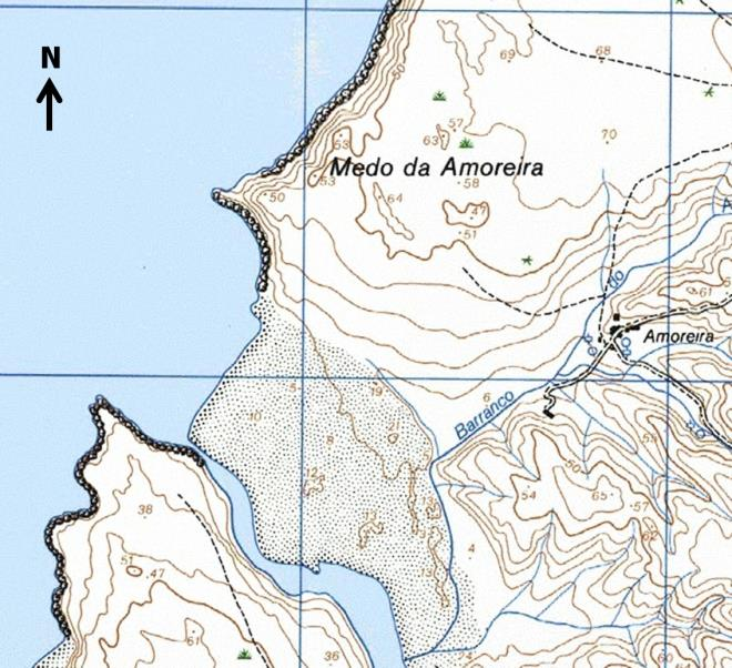 FICHA DE CARACTERIZAÇÃO DE GEOSSÍTIOS GEOMORFOLÓGICOS AUTOR: Sara Vieira DATA: 08/04/2014 LOCAL Nome PRAIA ROCHOSA E ARENOSA DA AMOREIRA Referência PRAA 09 Tipo de local isolado área panorâmico