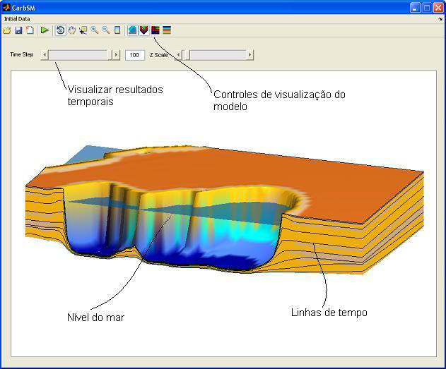 79 Figura 5.14. Diálogo para definição do grid que será utilizado na simulação Visualização da superfície resultante (Figura 5.15.