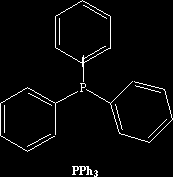 Questão 3 Quando o composto I é adicionado a uma solução, em tolueno, contendo excesso de trifenilfosfina (PPh 3 ) e a mistura é aquecida a refluxo, primeiro o composto II é formado, e em seguida o
