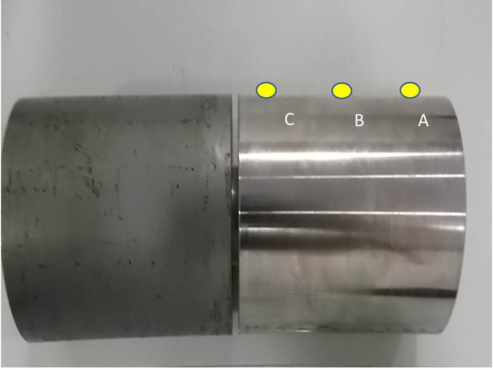 76 P.H.S. Campos et al. / Revista Iberoamericana de Ingeniería Mecánica 19(1), 71-86 (2015) Fig. 3. Posições de leitura da rugosidade nos corpos de prova. Tabela 3.