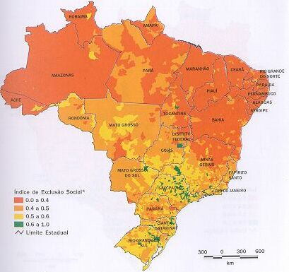 Mapa da Exclusão Social Dos 5.