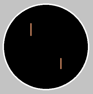 Figura 1 - Ilustração do Dojô (b) O Dojô terá formato circular contendo uma borda de cor diferente e terá tamanho e material conforme descrito abaixo, de acordo com cada categoria: Categoria Diâmetro
