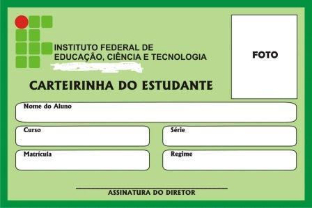 CARTEIRINHA DE ESTUDANTE Direito de todos os alunos da EaD;