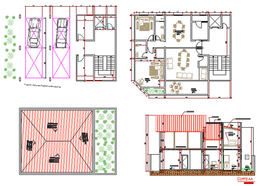 Figura 1 Arquiteturas dos pavimentos do projet Em um projeto estrutural, por exemplo, é interes servem para delimitar paredes e esquadrias.