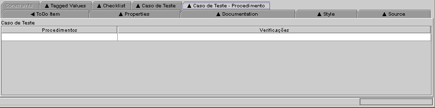 Figura 2: Exemplo de caso de uso e casos de teste aplicáveis ao mesmo Figura 3: Novo botão na barra de ferramentas Figura 4: Guia Caso de Teste Figura 5: Guia Caso de Teste