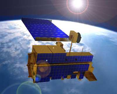 Satélite TERRA MODIS (ModerateResolution ImagingSpectroradiometer) é um dos cinco sensores a bordo do satélite TERRA O TERRA opera numa órbita polar e síncrona com o Sol com uma inclinação de