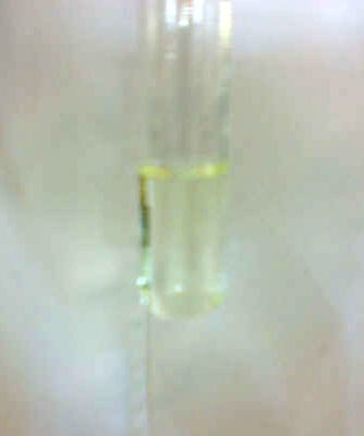 3. Resultados Experimentais Para a identificação do composto X escolhido foi necessária a realização dos testes 3, 4 e 2.