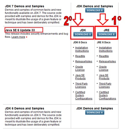 DEVMEDIA LOGIN Figura 1: Página do download do JRE e JDK http://www.