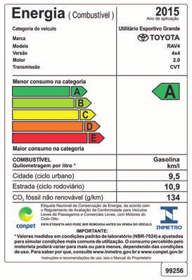 versões de motores, que proporcionam mais agilidade tanto nas ruas quanto nas estradas, além de mais economia: o consumo de combustível teve nota A no programa de etiquetagem.