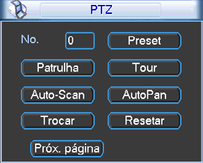 1. No modo de exibição da câmera em tela cheia, clique com o botão direito do mouse. A interface será exibida conforme a figura a seguir: Menu auxiliar 2.