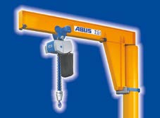 Monovias para o transporte linear The ABUS LPK mobile gantry is the right solution if a permanently installed hoist is not needed but crane usage is required at several different points.