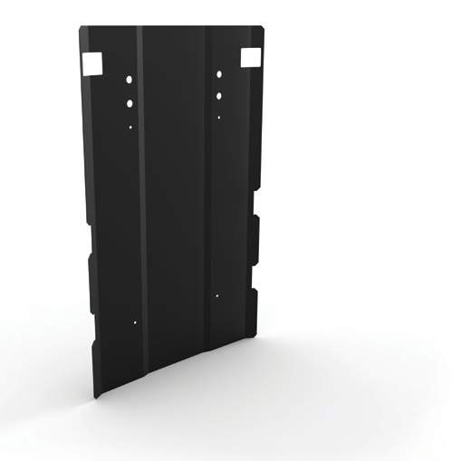 GUIA DE CABOS HORIZONTAL 2U ITMAX Permite a acomodação e encaminhamento de cabos e cordões ópticos ou metálicos de forma horizontal para os Racks de 19.