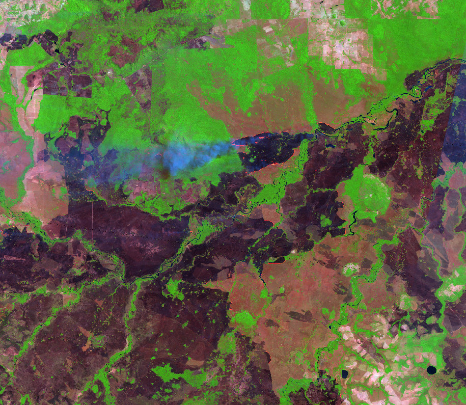 imagens Landsat 5 de 05/09/10 e 12/09//10.