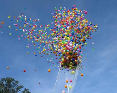 Largada de Balões Queda de Balões Preço Sob Consulta Preço Sob Consulta Cubra o céu de cor