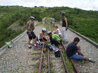 Montagem das cordas