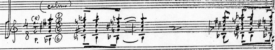 - Fig. 3. Manuscrito de Radamés Gnatalli, Concertino n. 2, c. 1-3.