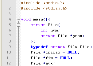 4 Estrutura de Dados II No início a fila está vazia, logo, o ponteiro início tem o valo null.