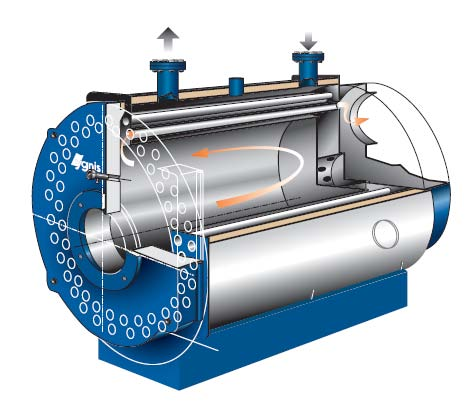 Central Térmica / Rede Distribuição A Central Térmica, Vapor e água quente: - Duas caldeiras de vapor a gás