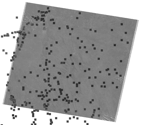 Neste trabalho nós apresentamos uma metodologia que permite a automação do processo de correção geométrica das imagens do sensor CCD do satélite CBERS.