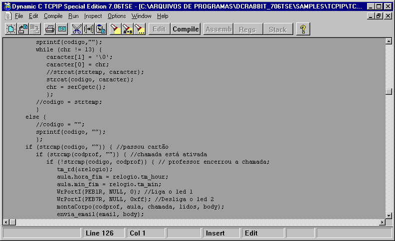 20 TABELA 3.2 BIBLIOTECAS DO DYNAMIC C PARA USO EXCLUSIVO COM O PROTOCOLO TCP/IP arp.lib funções para resolução de endereços IP bootp.lib funções para protocolo bootstrap drctcp.