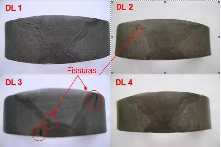 Para melhor visualização (Figura 6), foram marcados três pontos no DL1, assim representados: O ponto 1 representa o metal base, o ponto 2 a zona termicamente afetada (ZTA) e o ponto 3, o metal de