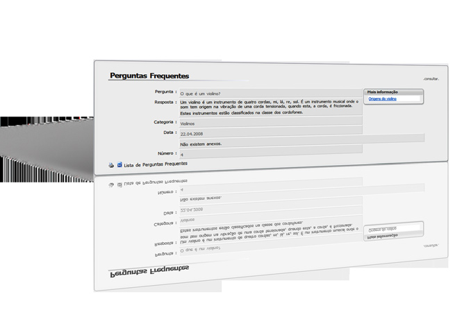 Perguntas Frequentes Neste espaço o Cliente tem acesso às respostas a perguntas mais frequentes sobre um determinado tema, que sejam de utilidade prática para o mesmo, desde