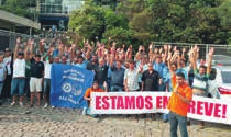 Foi o primeiro protesto do ano, das centrais sindicais, contra os juros altos, no dia 19 de janeiro, em frente à sede do Banco Central, na Avenida Paulista.