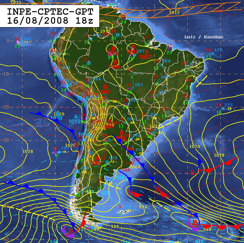 Figura 3: Carta de superfície.