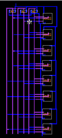 Figura 28: Layout decodificador.