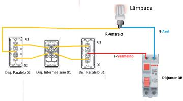 simples b) Interruptor paralelo.