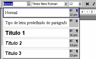 2.12. Indexação, legendas e referências cruzadas 2.12.1. Indexação Para elaborar automaticamente os Índices, é necessário indicar ao Word onde estão as componentes que o vão constituir, isto é, distinguir o que é Título ou Legenda do texto Normal.