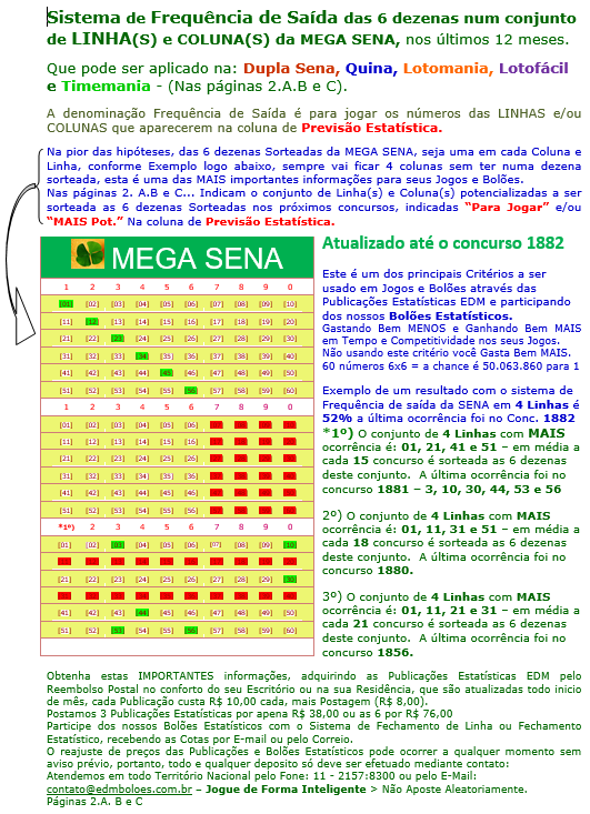 Introdução da páginas 2A Seja um dos poucos Privilegiados Fazendo uso destas Preciosas informações Estatísticas deixando seu jogo bem MAIS Econômico e Competitivo Gastando bem MENOS Dinheiro Ganhando