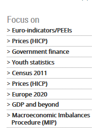 sobre a informação estatística Europeia.