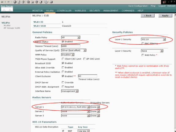 Configuração do Cisco Secure ACS como o Servidor RADIUS Externo e Criação de um Banco de Dados de Usuários para a Autenticação de Clientes Execute estes passos para criar o banco de