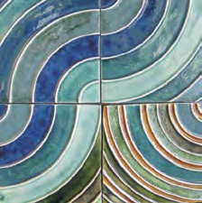 tile pattern azulejos circulos