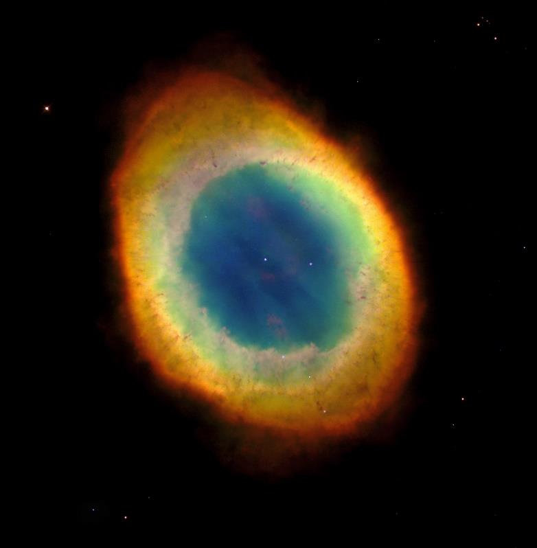 Nebulosas Planetárias Núcleo Nebulosa do Anel (M57) constelação de Lira.