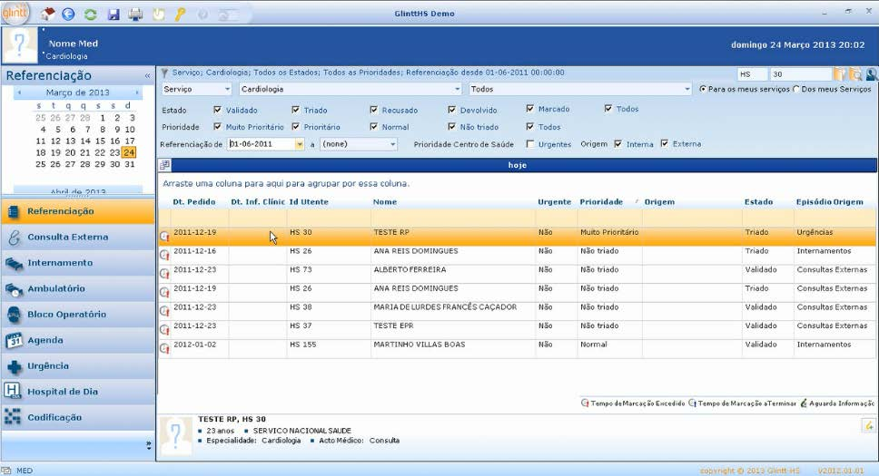 EPR Processo Clínico Eletrónico