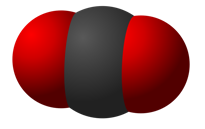 As moléculas de dióxido de carbono (CO 2 ) Para deduzirmos a estrutura das moléculas de dióxido de carbono adotamos o raciocínio seguido nos casos das moléculas estudadas anteriormente.