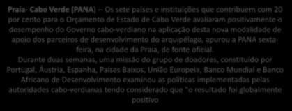 estratégico positivamente para o desempenho do Governo Sociedade cabo-verdiano na aplicação Civil próximos dez anos.