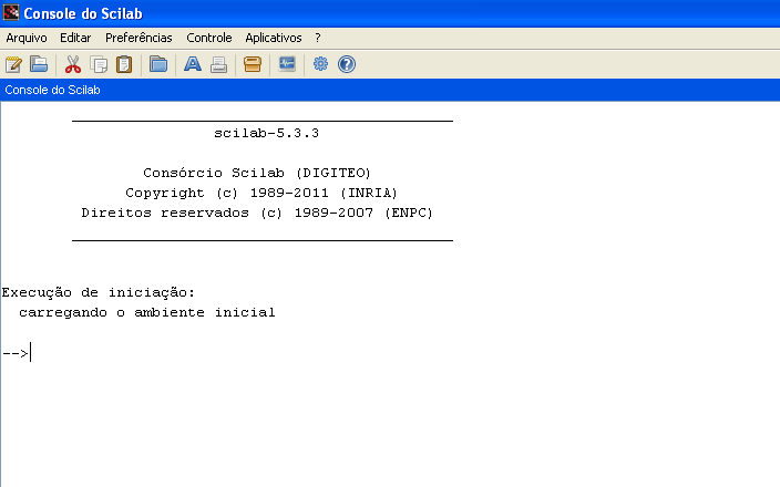 . Como usar o programa Scilab 5.3.