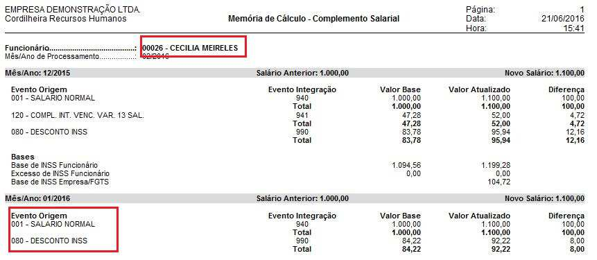 Rescisão Complementar O cálculo do Complemento Salarial pago em rescisão, seguirá as mesmas regras.