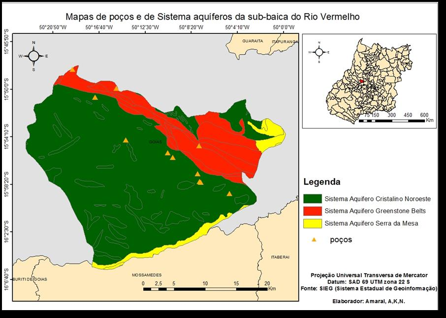 3. Resultados O mapa de vulnerabilidade do aquífero a contaminação (GOD) foi gerado pelo cruzamento de três dados: grau de confinamento, geomorfologia, e a litologia, e por último o dado de