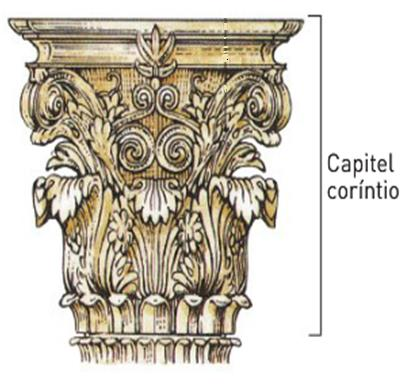 No final do século V a.c. surgiu o capitel coríntio.