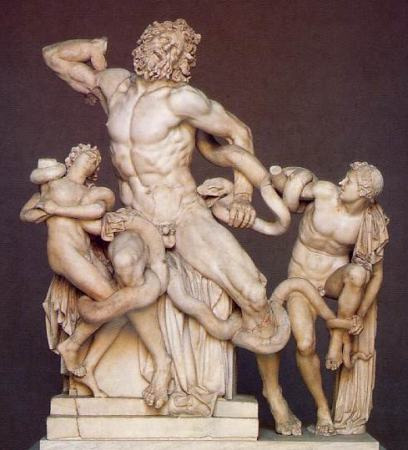 Os gigantes,, filhos de Gaia, tentaram derrubar, sem sucesso, Zeus e os demais deuses do Olimpo.